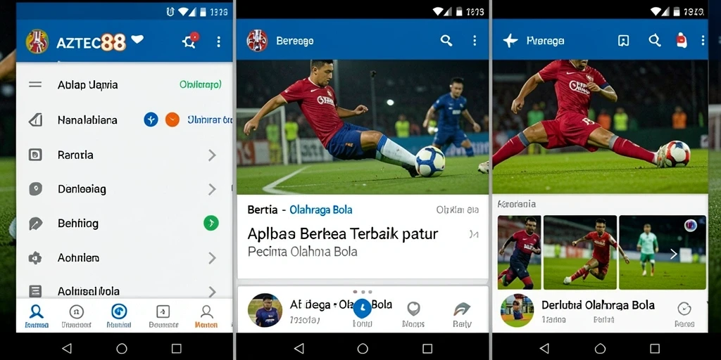 Tampilan antarmuka pengguna AZTEC88 yang informatif dan menarik.