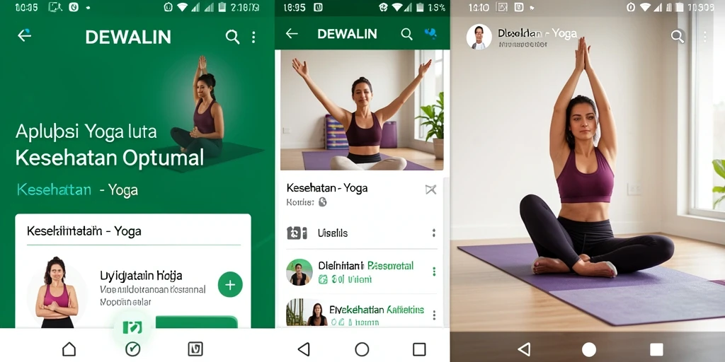 Antarmuka DEWALIN yang mendukung latihan Yoga.