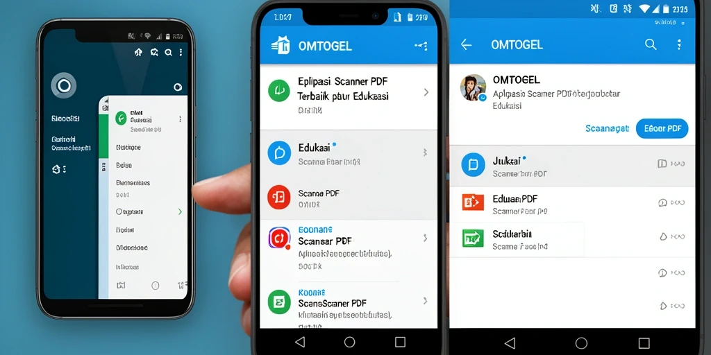 Tampilan antarmuka intuitif OMTOGEL untuk pemindaian PDF yang efisien.